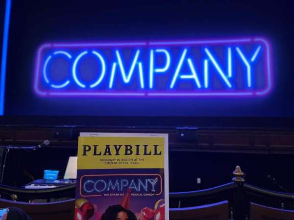 Citizens Bank Opera House, section: Orchestra C, row: BB, seat: 103