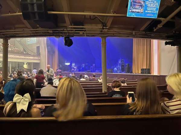 Ryman Auditorium, section: MF-2, row: S, seat: 4