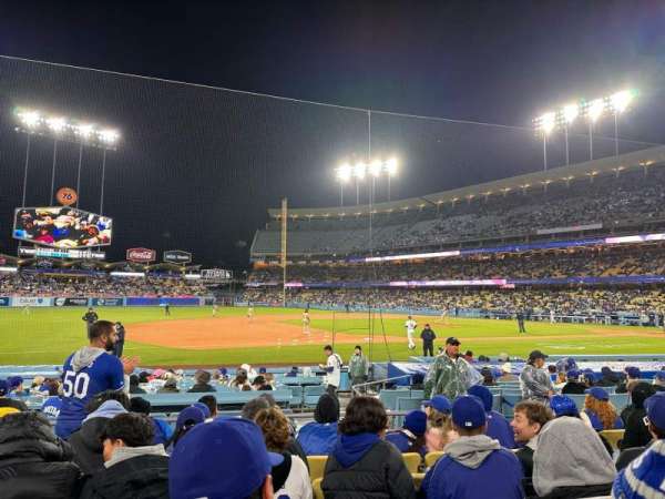 Dodger Stadium, section: 27fd, row: G, seat: 5