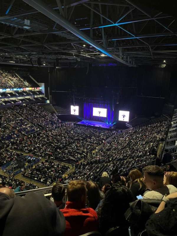The O2, London, section: 415, row: L, seat: 807