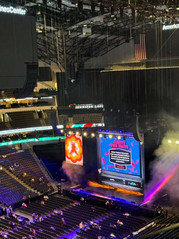 American Airlines Center, section: 312, row: F, seat: 27