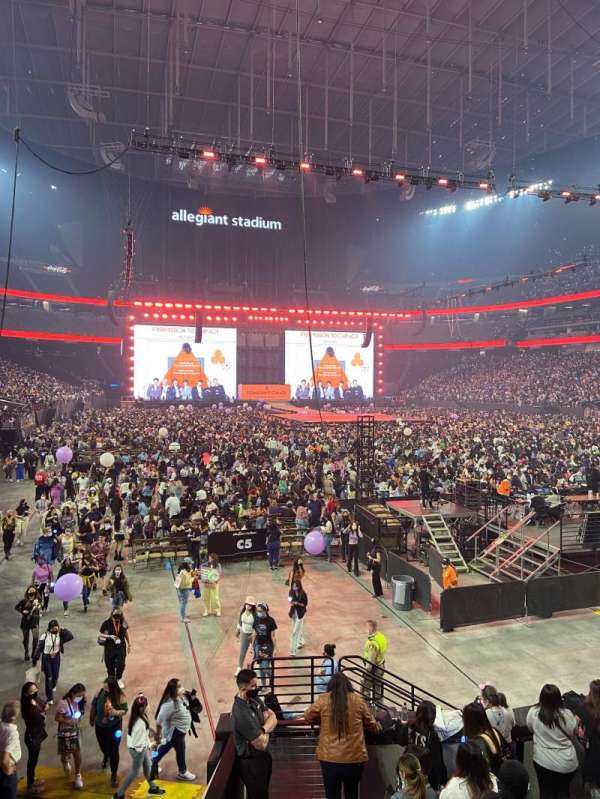 Allegiant Stadium, section: 104, row: 14, seat: 1
