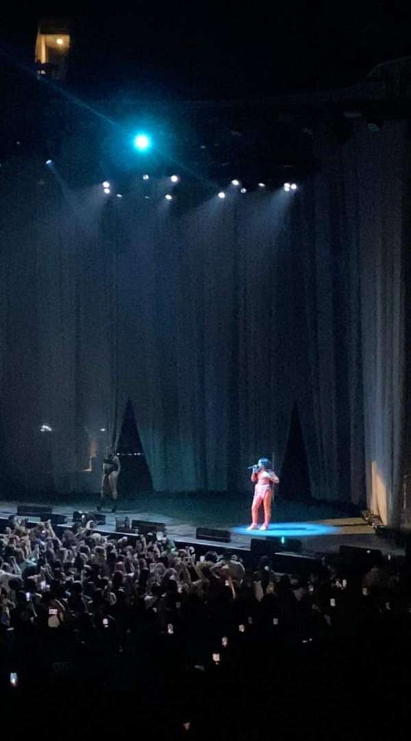 Oakland Arena, section: 101, row: 16, seat: 5
