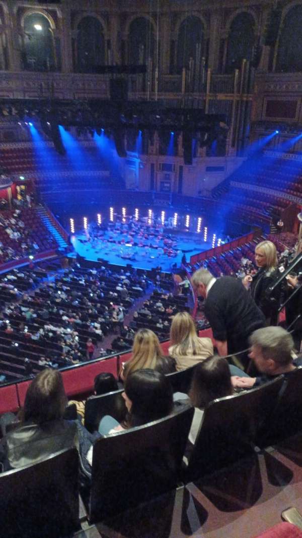 Royal Albert Hall, section: Rausing Circle V, row: 4, seat: 150
