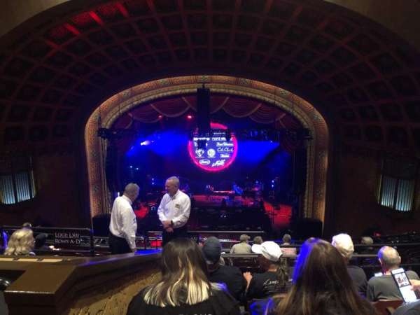 Florida Theatre, section: B300, row: J, seat: 4