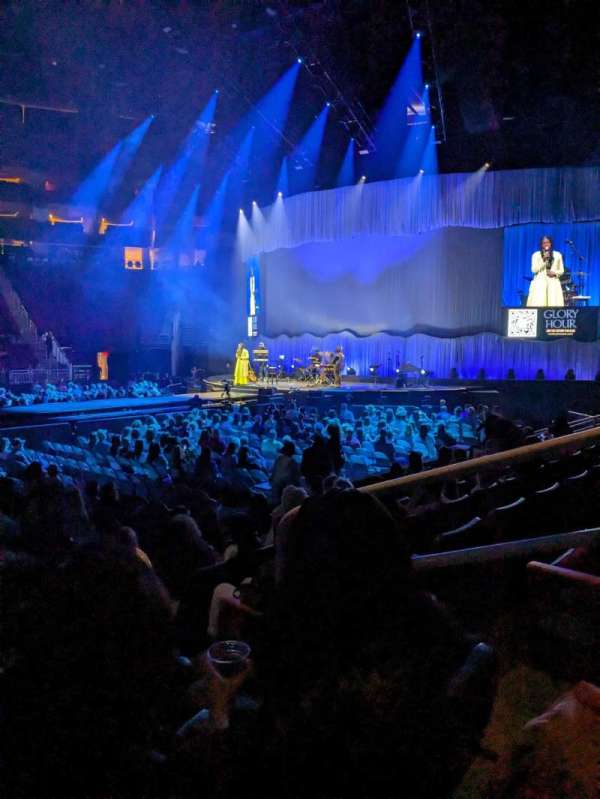 Toyota Center, section: 107, row: L, seat: 3