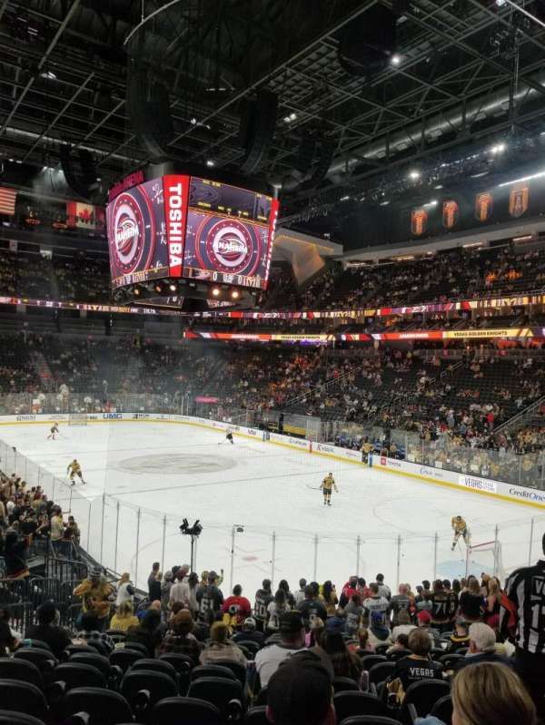 T-Mobile Arena, section: 19, row: S, seat: 9