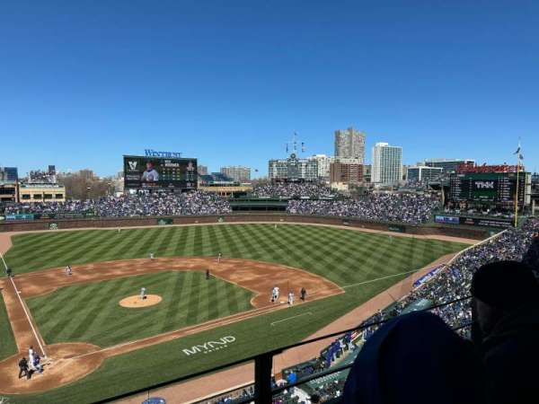 Wrigley Field, section: 321R, row: 2, seat: 8