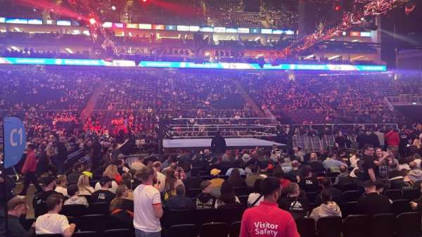 The O2, London, section: 111, row: D, seat: 334