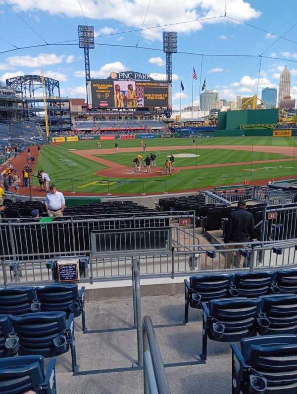 PNC Park, section: 115, row: D, seat: 4