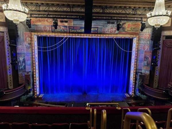 Imperial Theatre, section: Front Mezzanine LC, row: E, seat: 201