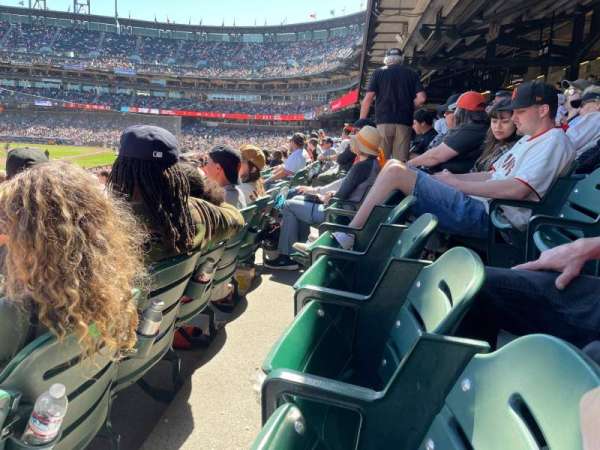 Oracle Park, section: 131, row: 28, seat: 9