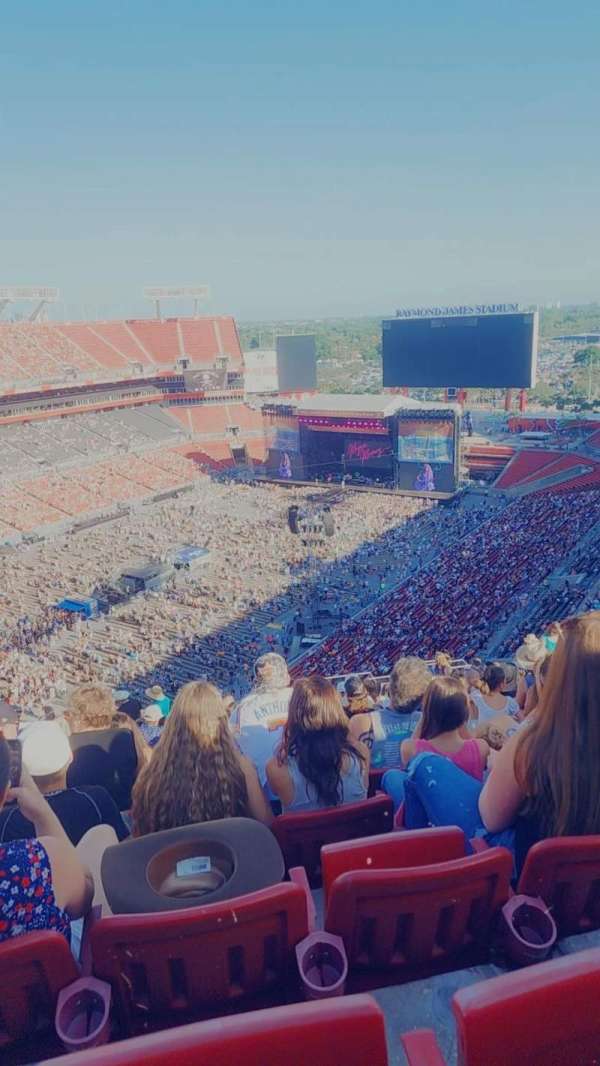 Raymond James Stadium, section: 303, row: CC, seat: 11