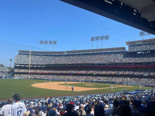 Dodger Stadium, section: FD, row: U, seat: 1