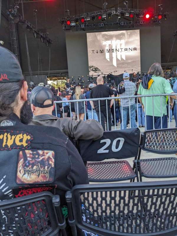 Brandon Amphitheater, section: 102, row: C, seat: 22