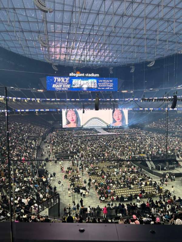Allegiant Stadium, section: 203, row: 1, seat: 20