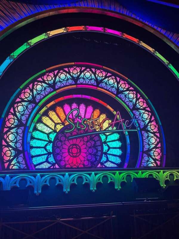 Dominion Theatre, section: Stalls, row: A, seat: 34