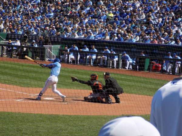 Kauffman Stadium, section: 121, row: J, seat: 5