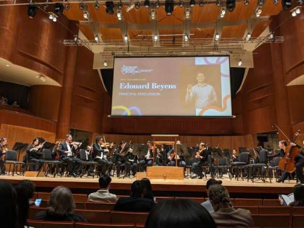 Joseph Meyerhoff Symphony Hall, section: Orchestra C, row: H, seat: 109