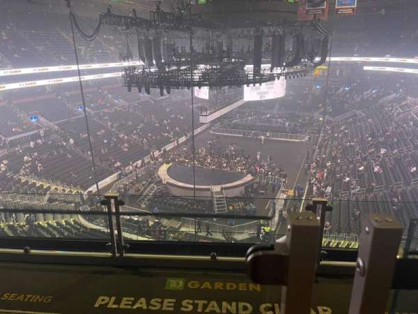 TD Garden, section: 307, row: 5, seat: 4
