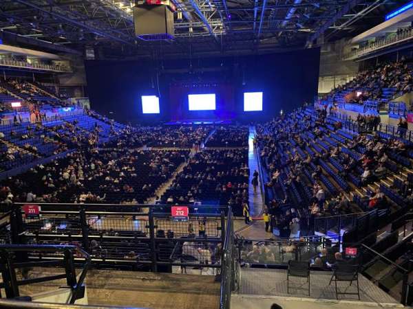 Utilita Arena Sheffield, section: 212, row: F, seat: 5