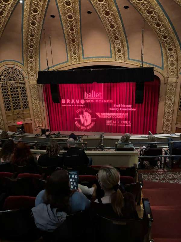 Hoyt Sherman Place, section: C, row: E, seat: 1