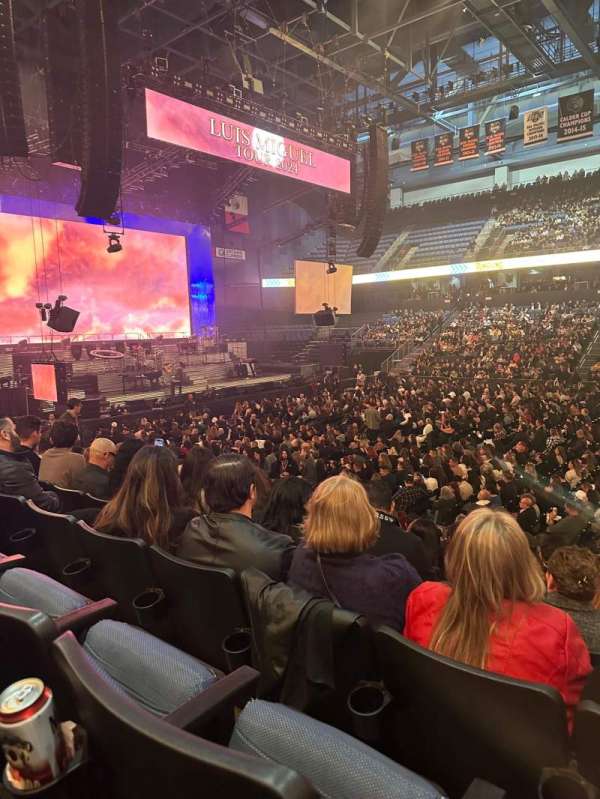Toyota Arena, section: 116, row: K, seat: 6