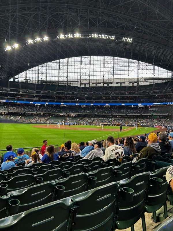 American Family Field, section: 129, row: 12, seat: 9