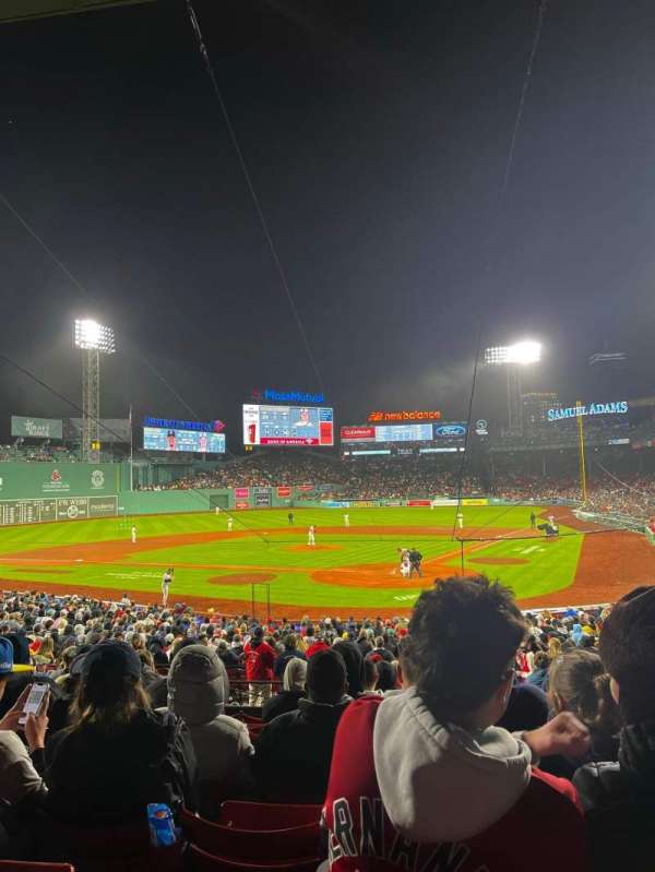 Fenway Park, section: Grandstand 22, row: 1, seat: 12