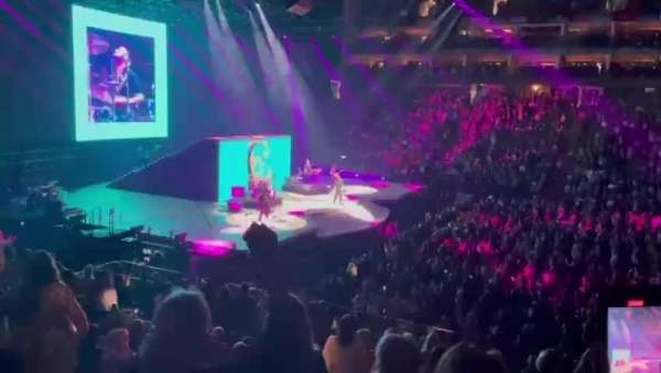 The O2, London, section: 102, row: U, seat: 55