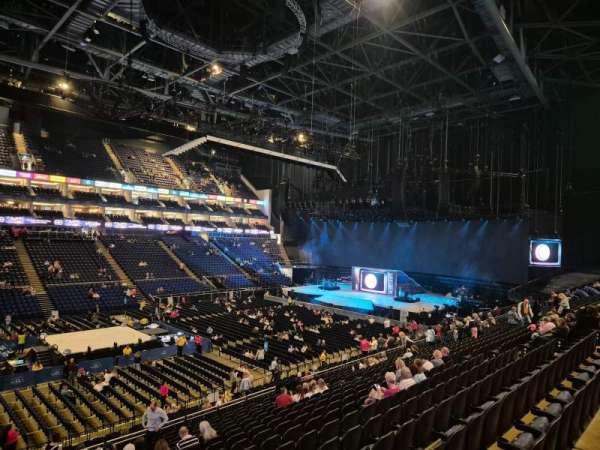 The O2, London, section: 110, row: Y, seat: 297