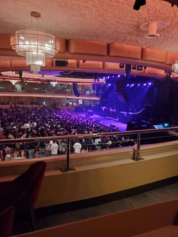 Hollywood Palladium, section: Balcony R, row: A, seat: 15