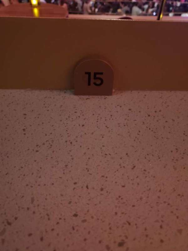 Hollywood Palladium, section: Balcony R, row: A, seat: 15