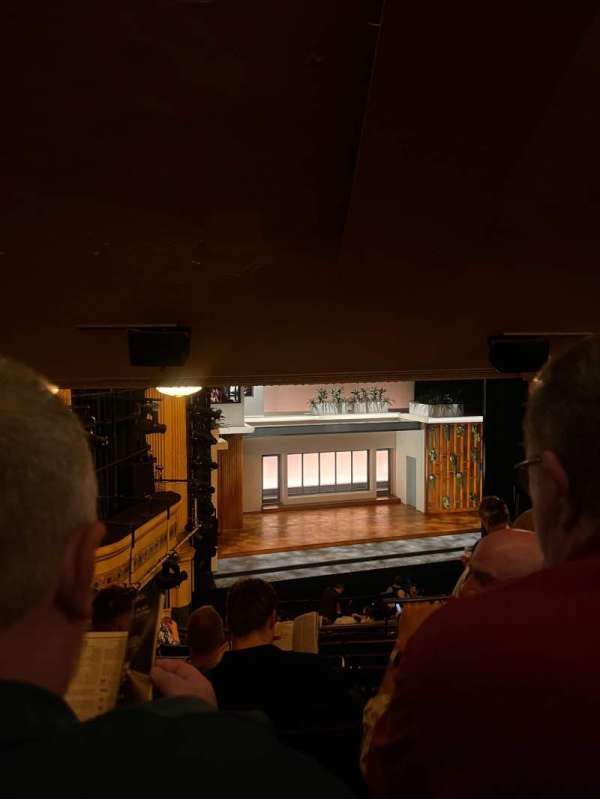 Hudson Theatre, section: Dress Circle, row: H, seat: 1-3