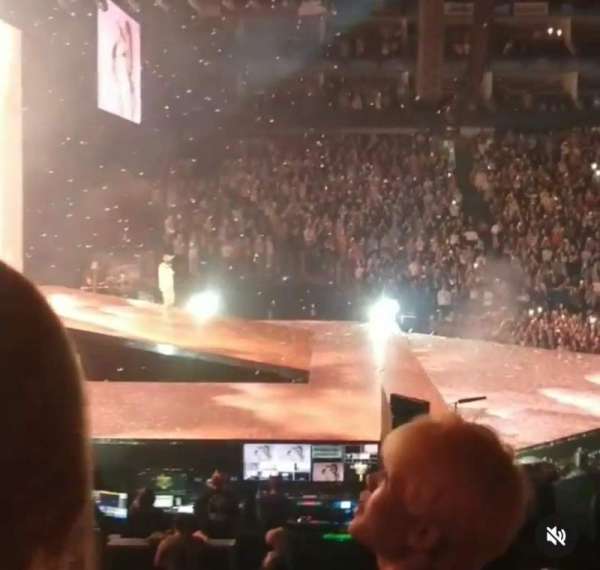 The O2, London, section: 101, row: M, seat: 13
