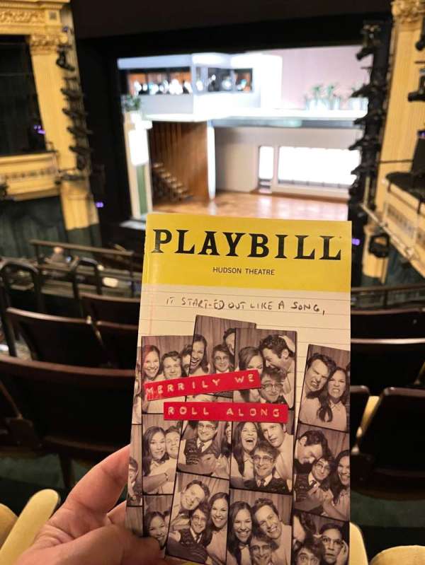Hudson Theatre, section: Dress Circle R, row: E, seat: 6