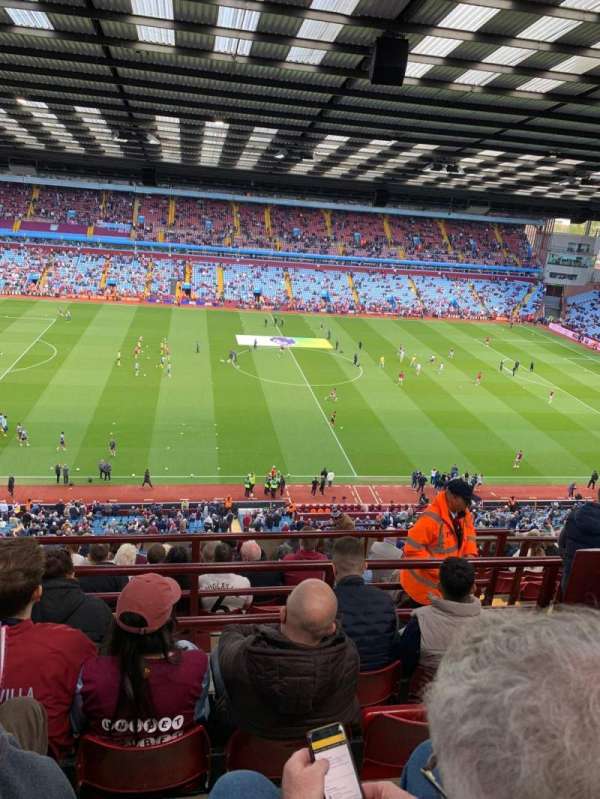 Villa Park, section: A5, row: Q, seat: 169