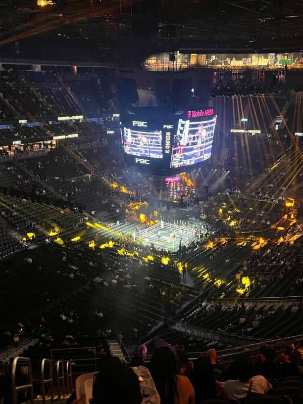 T-Mobile Arena, section: 218, row: N, seat: 1