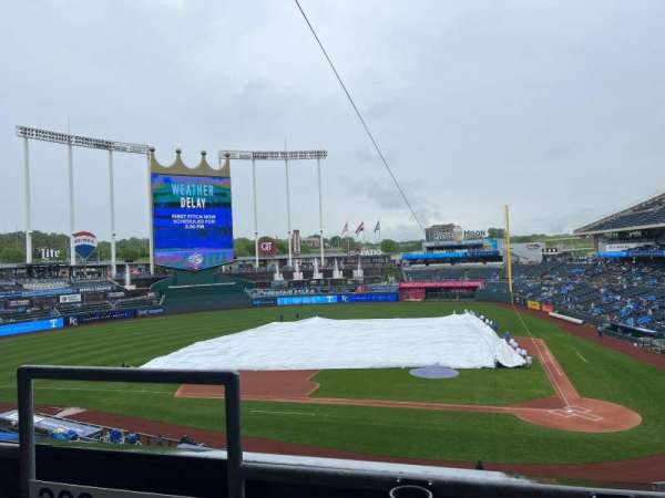 Kauffman Stadium, section: 310, row: B, seat: 1-2