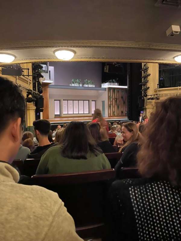 Hudson Theatre, section: Orchestra L, row: S, seat: 7