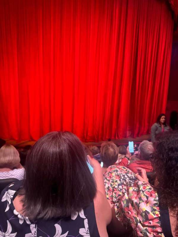 O Theatre, section: 103, row: N, seat: 15