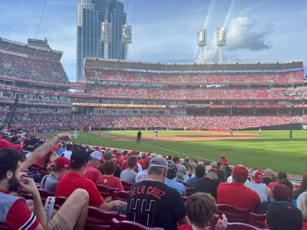 Great American Ball Park, section: 135, row: M, seat: 1
