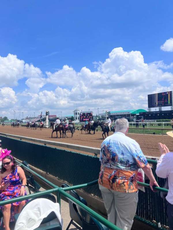 Churchill Downs, section: 115B, row: 1, seat: 5