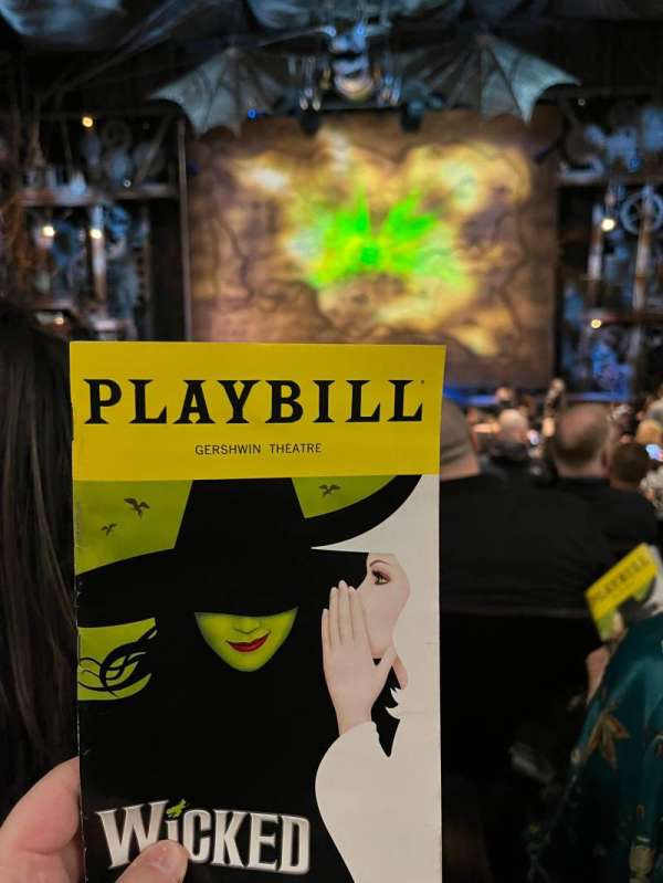 Gershwin Theatre, section: Orchestra C, row: Q, seat: 113