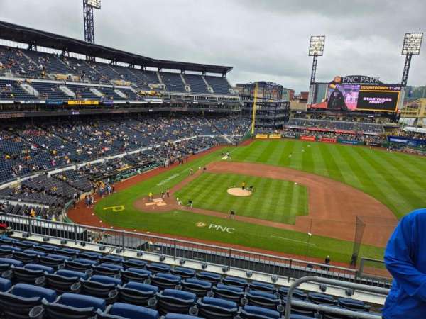 PNC Park, section: 210, row: G, seat: 1