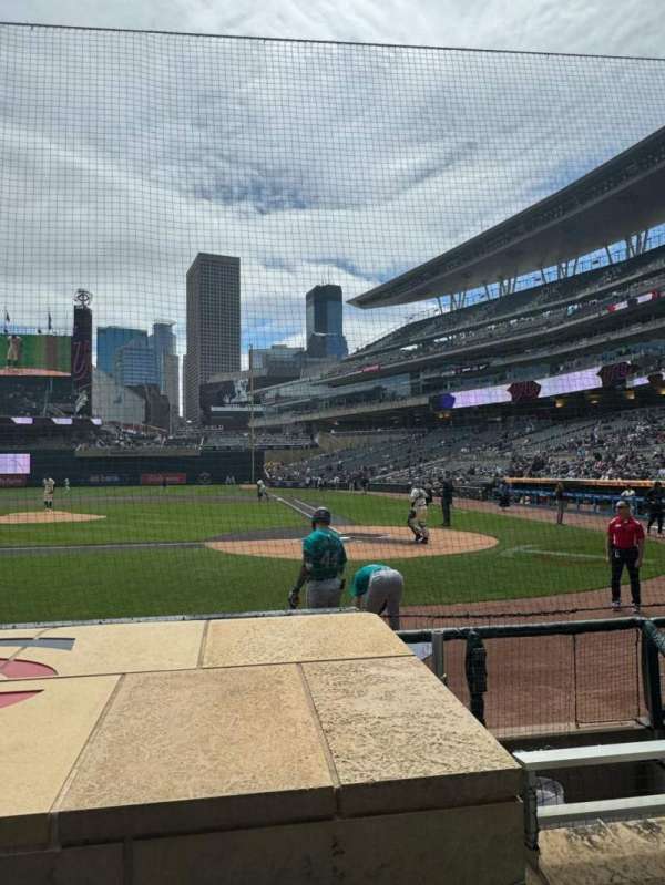 Target Field, section: 11, row: 6, seat: 10