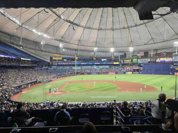 Tropicana Field, section: 112, row: RR, seat: 8