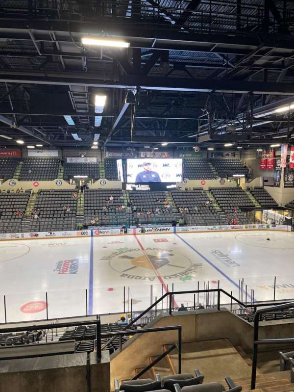 WesBanco Arena, section: 322, row: F, seat: 1