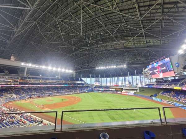 LoanDepot Park, section: 203, row: 1, seat: 6
