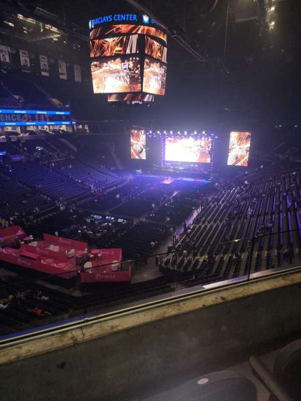 Barclays Center, section: 213, row: 2, seat: 12